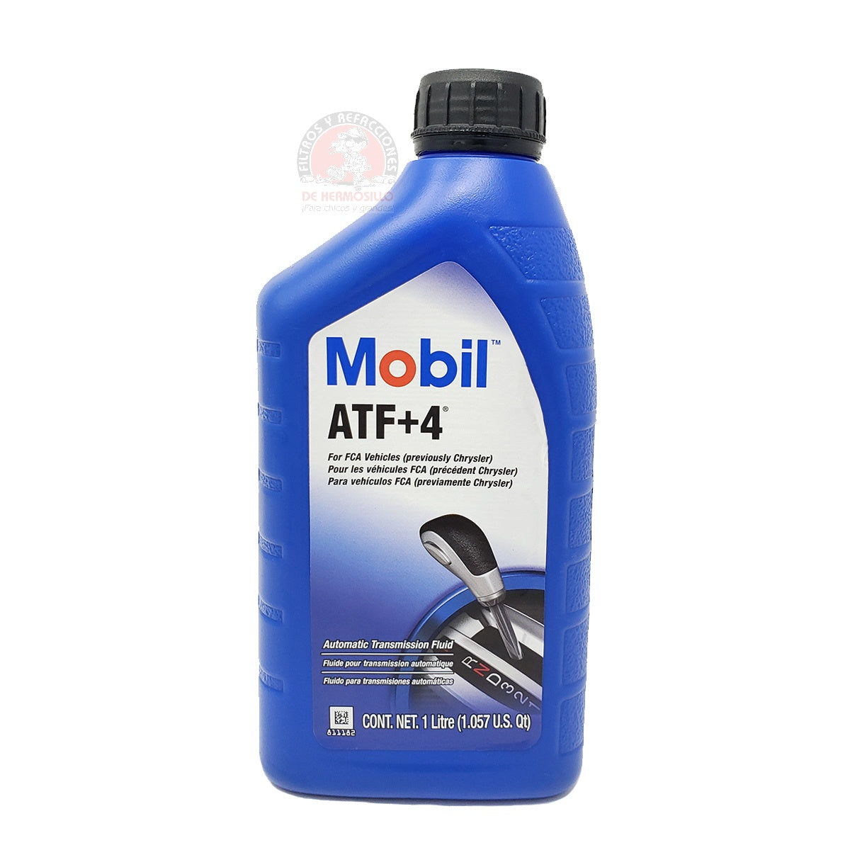 Fluido Transmisión Automática Mobil ATF+4 1Lt Oficial Mobil Filtros Y
