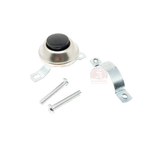 Boton Claxon Chico C/Abrazaderas Negro