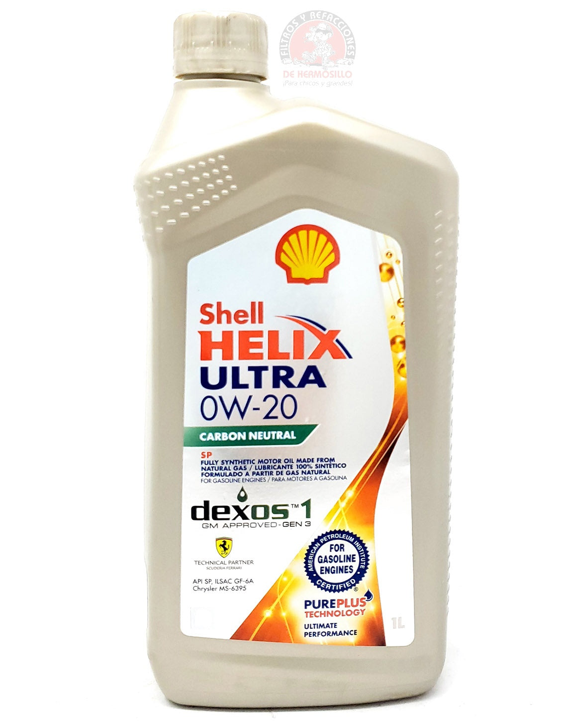 Aceite 0w20 SHELL Ultra Galon (4L)