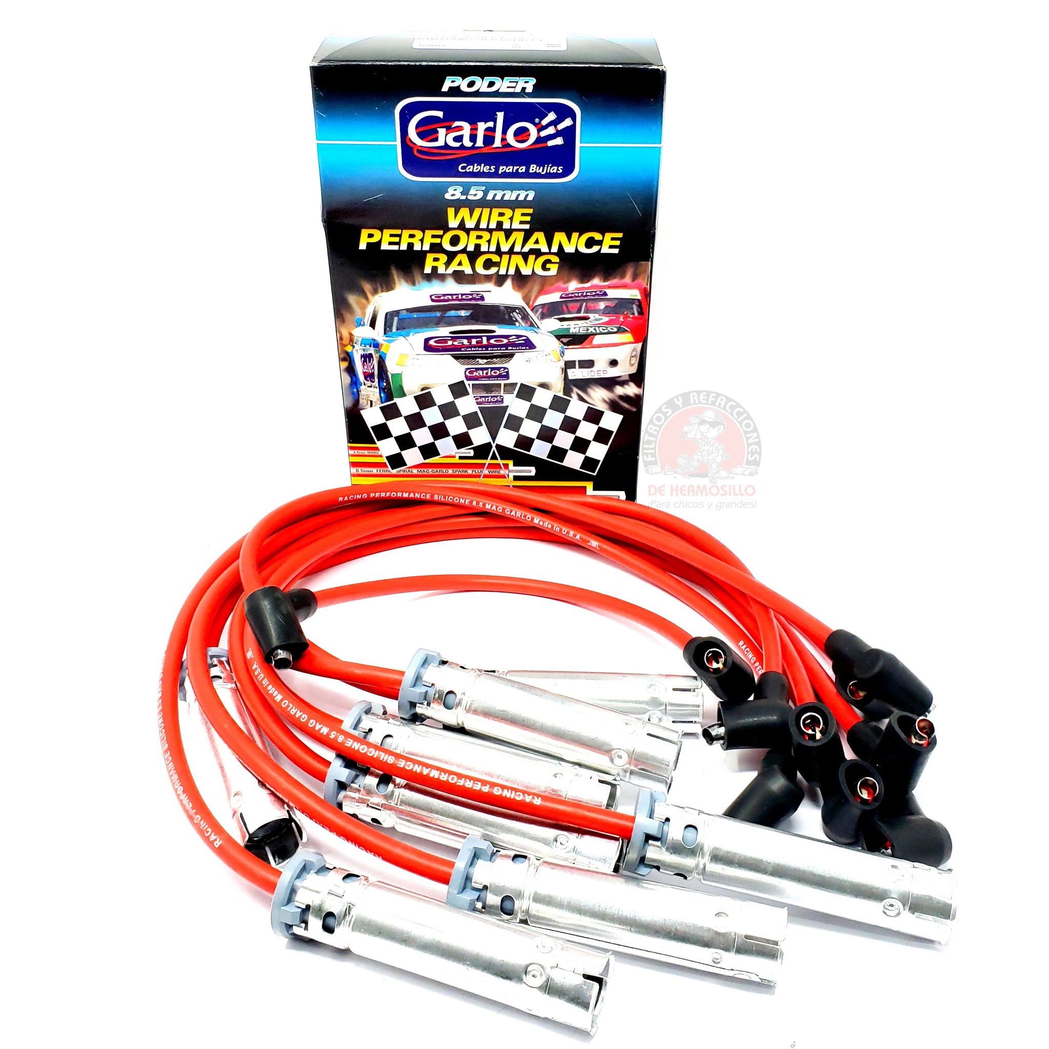 Cables Para Bujías Garlo Race 8.5 Mm Ford 260 289 302 351 – Filtros Y ...