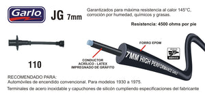 CABLES DE BUJIA CHRYSLER D100 BARRACUDA VALIANT