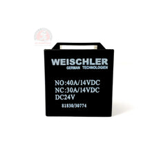 Cargar imagen en el visor de la galería, Relevador Universal 24V 30A - 40A 5Terminales Weischler