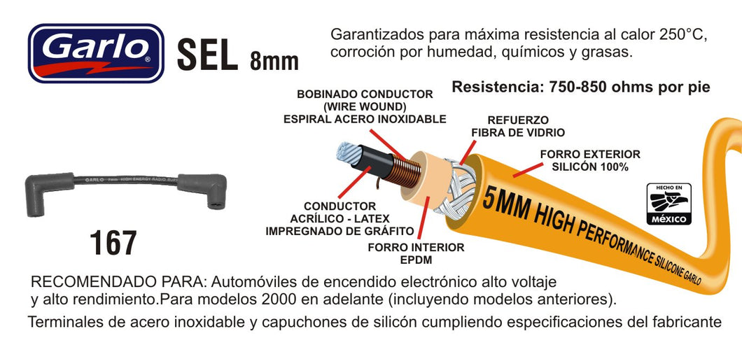 Cables De Bujia Chevrolet Pickup 1500 6L 4.1 (92-98)