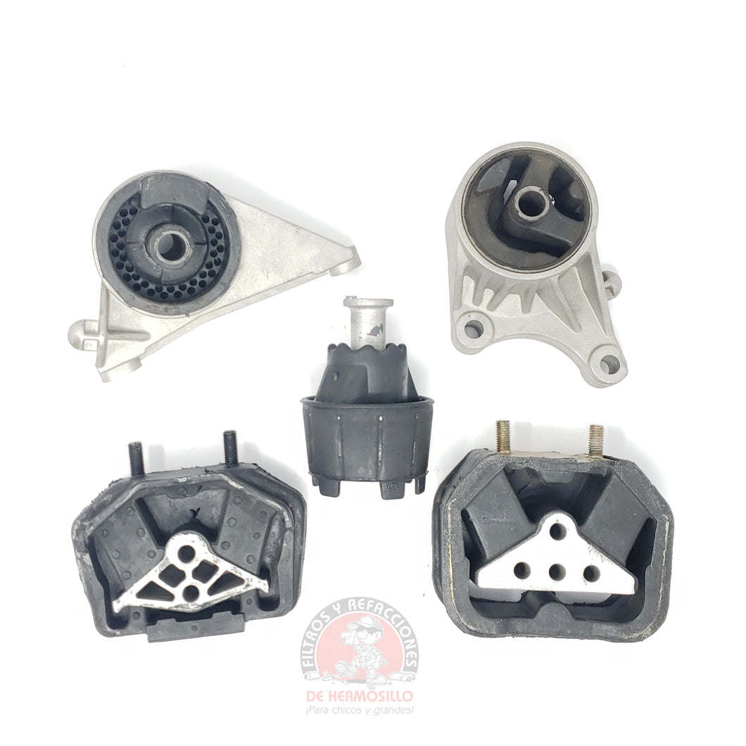 Kit 5 Soportes Motor/Transmisión Chevrolet Astra 00-09 2.2L