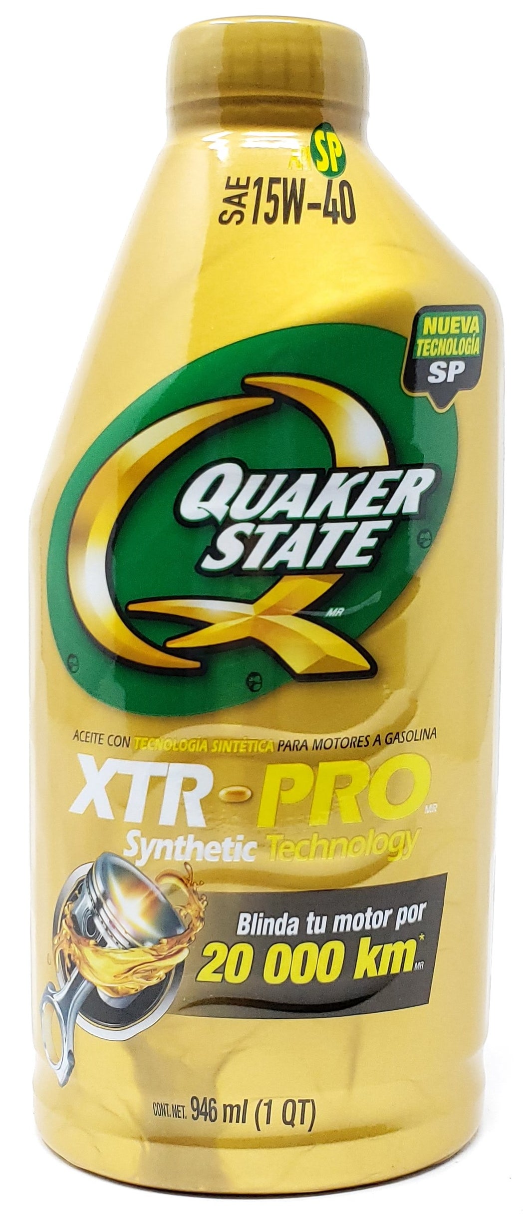 Aceite Motor 15W40 Xtr Pro Semisintetico 946Ml Quaker State
