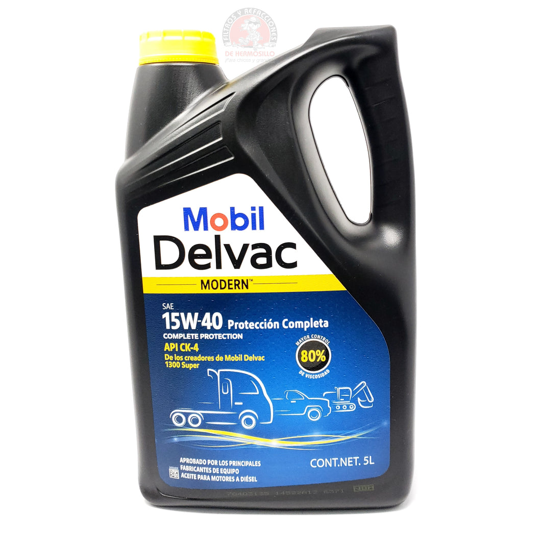 Aceite Motor Delvac Modern 15w40 Api Ck-4 Oficial Mobil