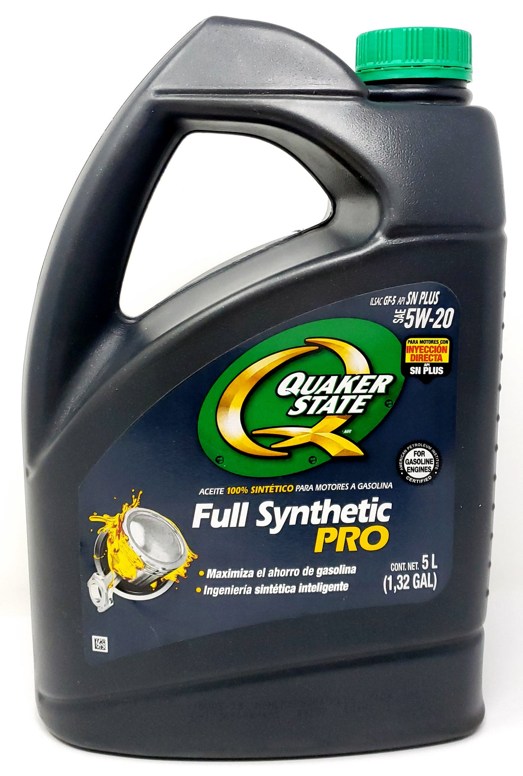 Aceite Motor 5W20 Sintetico Pro 5 Lts Quaker State