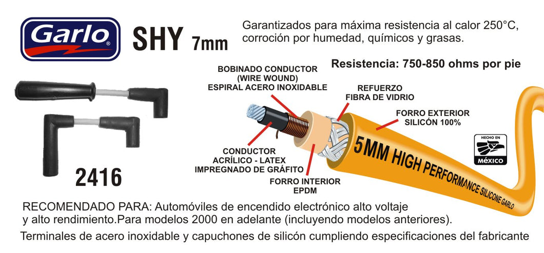 CABLES DE BUJIA DAKOTA CHEROKEE COMANCHE WRANGLER