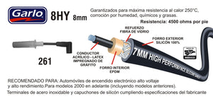 CABLES DE BUJIA DAKOTA DURANGO RAM CHARGER PICKUP 1500 WAGON