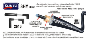 CABLES DE BUJIA CHEROKEE, COMANCHE, GRAND CHEROKEE, WRANGLER