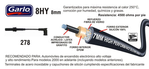 CABLES DE BUJIA DAKOTA RAM 1500 RAIDER CHEROKEE LIBERTY