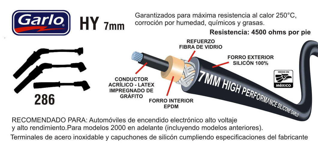 CABLES DE BUJIA DODGE ATTITUDE - VERNA