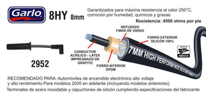 CABLES DE BUJIA CENTURY REGAL BERETTA CORSICA LUMINA CUTLASS