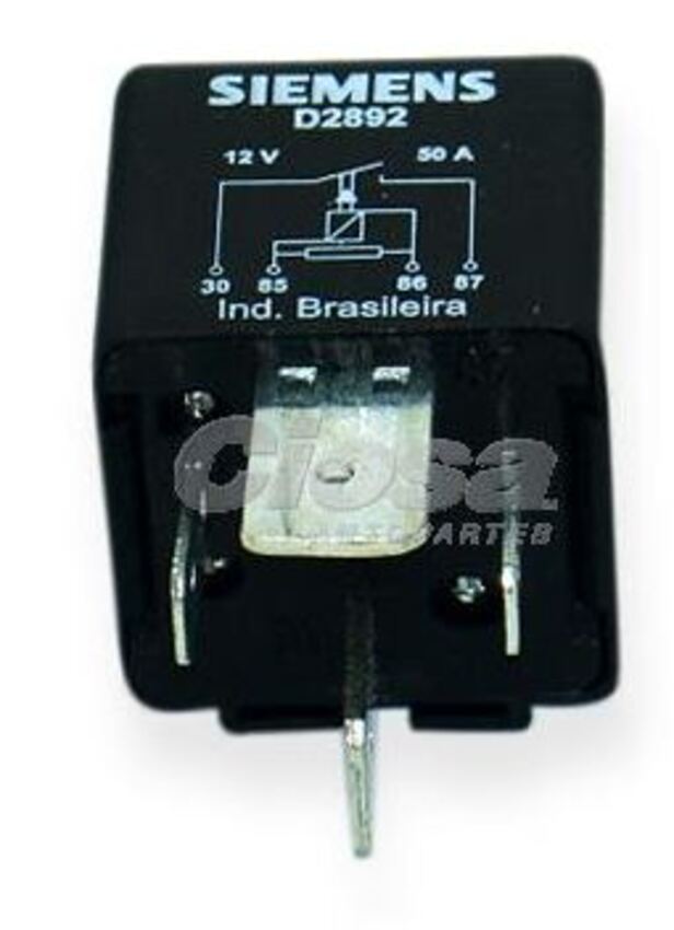 Relevador Aux 12V 50A Alta Potencia 4Pts