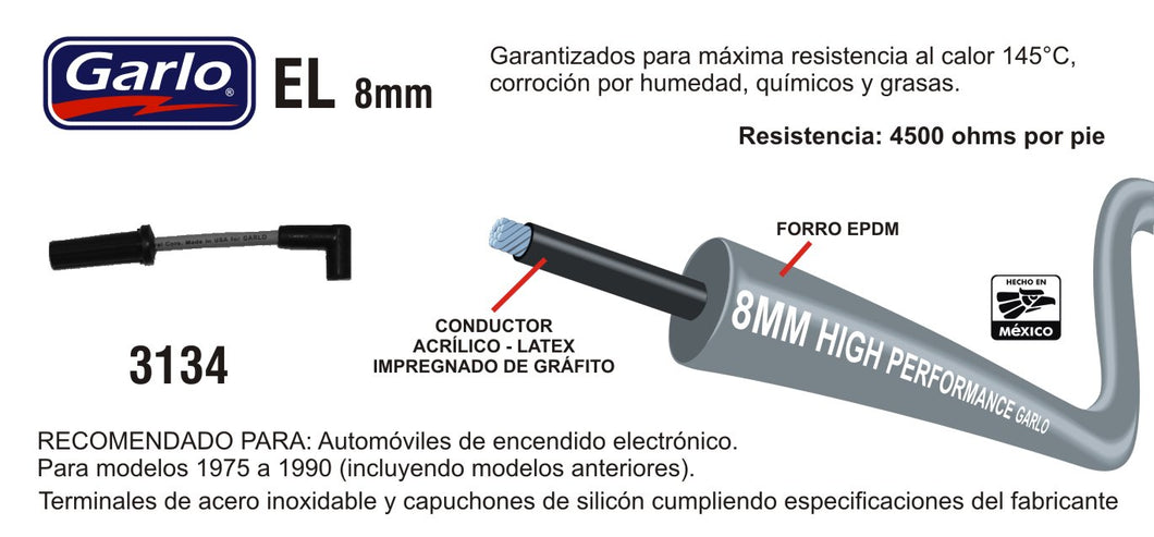 CABLES DE BUJIA CENTURY REGAL LUMINA MONTECARLO GRAND PRIX