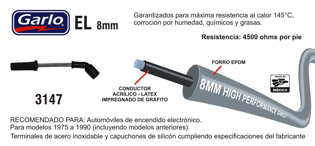 CABLES DE BUJIA CTS ESCALADE CAMARO CORVETTE