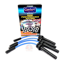 Cargar imagen en el visor de la galería, Cables Para Bujías Garlo Race 8.5 Mm Neon Cirrus Stratus R/t