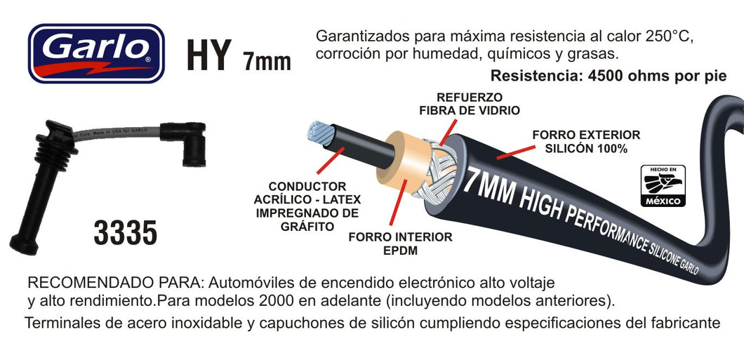 CABLES DE BUJIA CONTOUR MYSTIQUE COUGAR FOCUS ESCAPE TRIBUTE