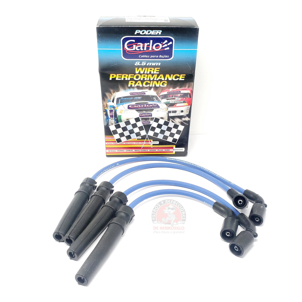 Cables Bujías Garlo Race 8.5 Mm Gm Aveo 04-17 Pontiac G3 1.6