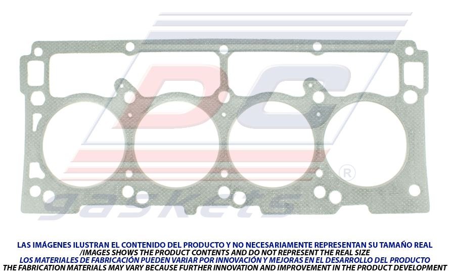 Empaque Cabeza V8 5.7L 300C ASPEN RAM ST DURANGO 03/10 IZQ