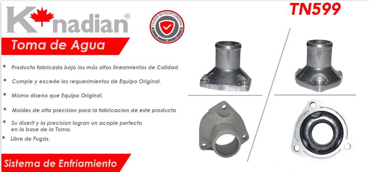 TOMA DE AGUA NISSAN. ALTIMA 4L 2.4 (93-01)