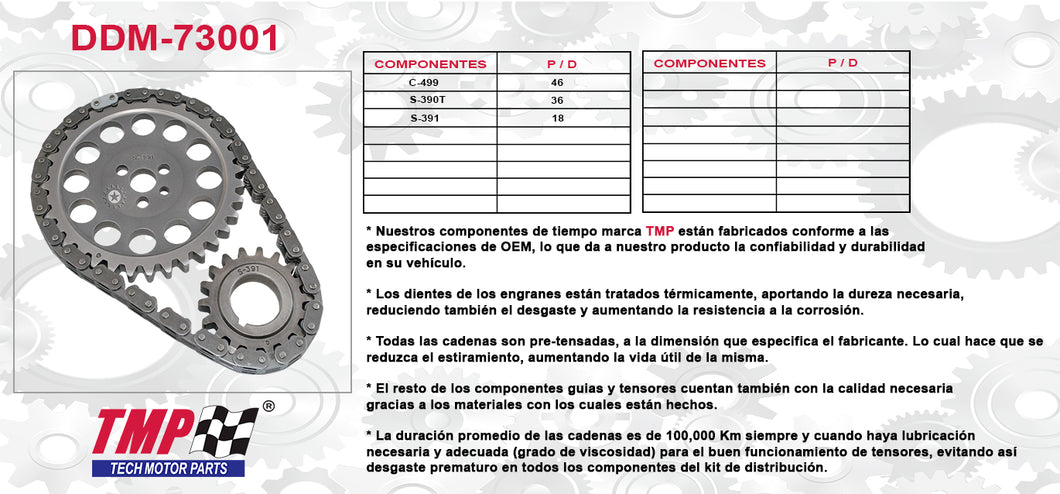 KIT DISTRIBUCION CHEV CAMARO CENTURY SUBURBAN IMPALA BLAZER