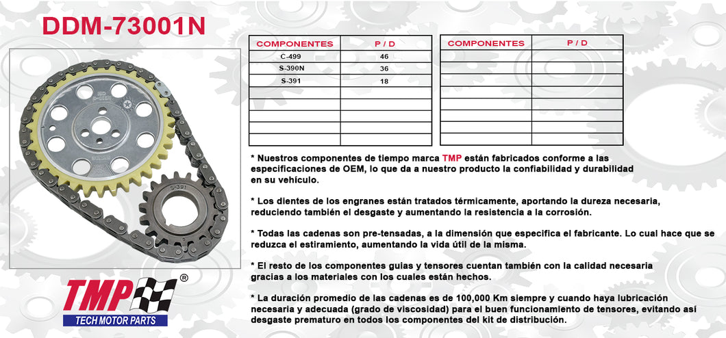 KIT DISTRIBUCION PONTIAC CHEVELLE CAPRICE IMPALA