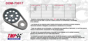 KIT DISTRIBUCION CHEV PICK-UP V8 350 5.7 (69-91) "DOBLE"