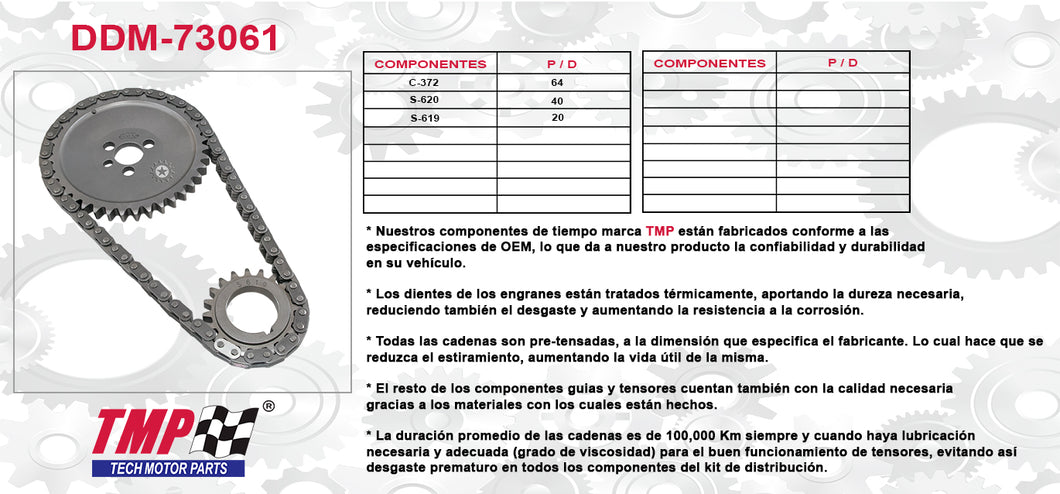 KIT DISTRIBUCION BUICK CENTURY REGAL SKYLARK LUMINA CIERA