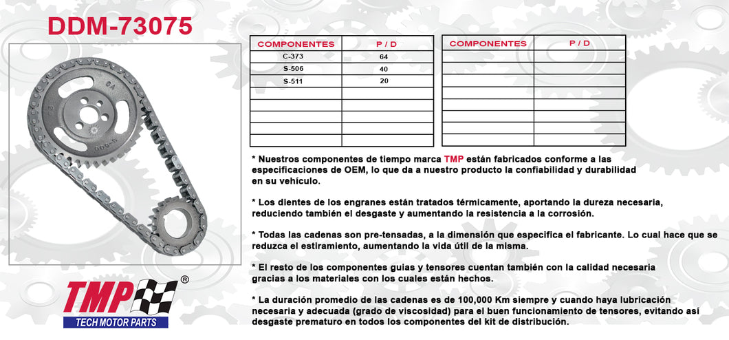 KIT DISTRIBUCION SKYLARK CAMARO CELEBRITY CITATION BLAZER