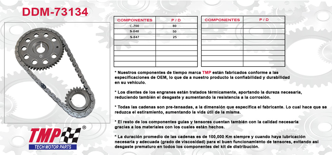 KIT DISTRIBUCION VENTURE EQUINOX RENDEZVOUS LUMINA AZTEK