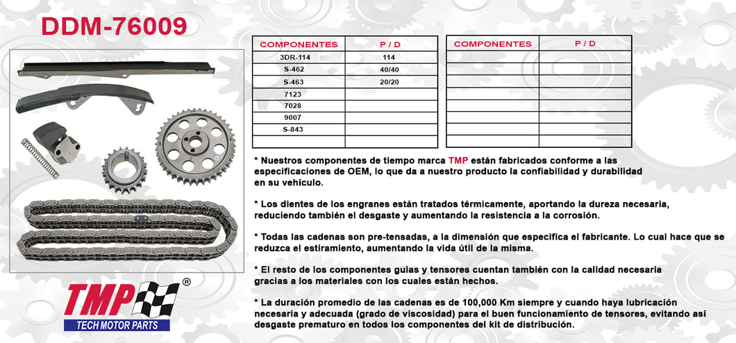 Kit De Distribucion Nissan Pick-Up L20 (74-83) 