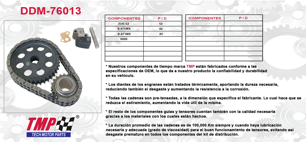 KIT DISTRIBUCION NISSAN DATSUN J16 1600 J18 1800