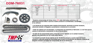 KIT DE DISTRIBUCION NISSAN PICK-UP Z24 L4 2.4 (83-88)