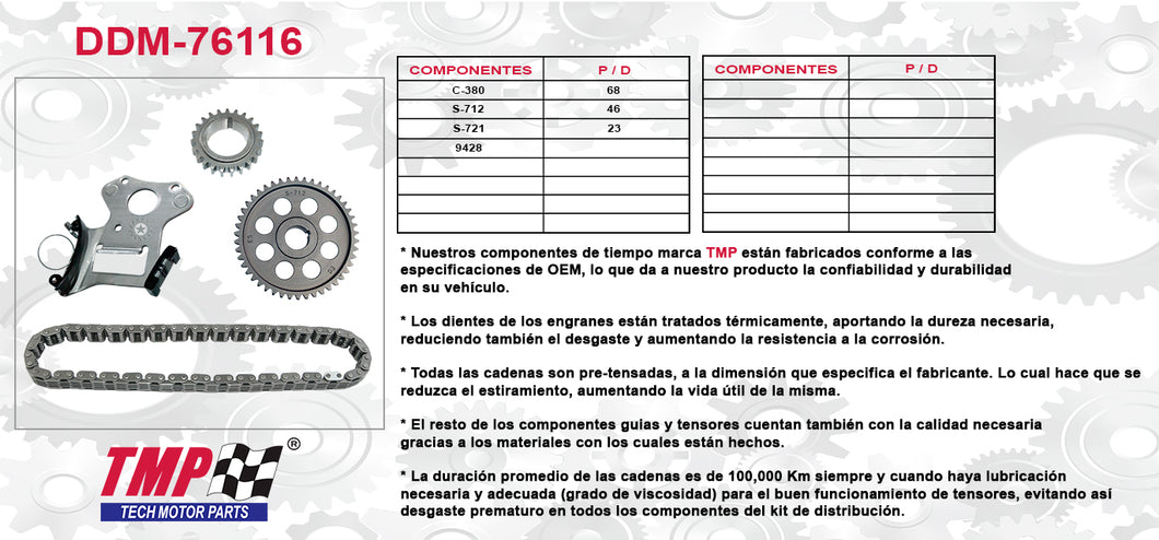 KIT DISTRIBUCION DODGE RAM DAKOTA DURANGO