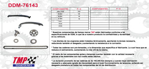 KIT DE DISTRIBUCION TOYOTA TACOMA L4 2.4 2RZFE 95-04