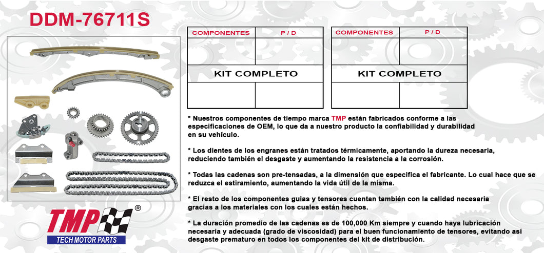 KIT DISTRIBUCION HONDA ACCORD CR-V ELEMENT