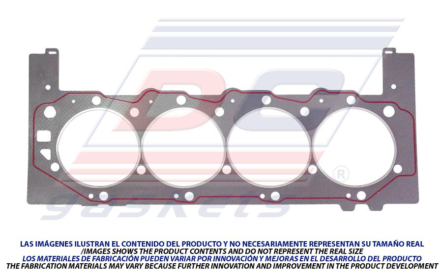 Empaque Cabeza 8.1L KODIAK SAVANA SIERRA 3500 01/07 IZQ