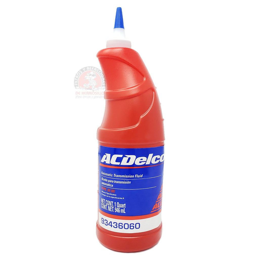 Fluido Transmisión Automática AC Delco ATF III 946 ml