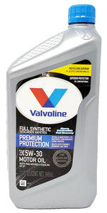 Aceite Motor 5W30 Sintético 1 Litro Oficial Valvoline