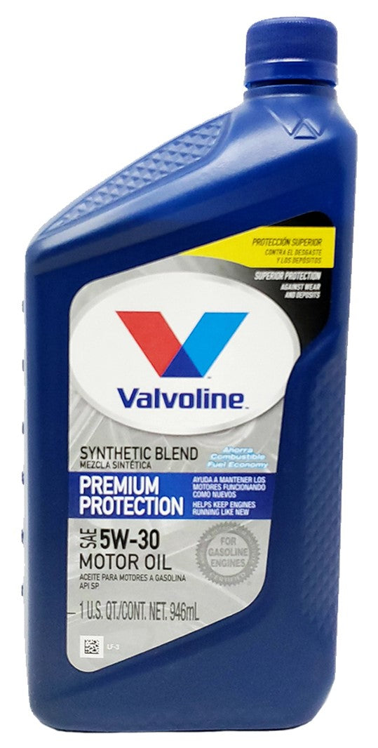 Aceite Motor 5W30 Semisintético 1 Litro Oficial Valvoline