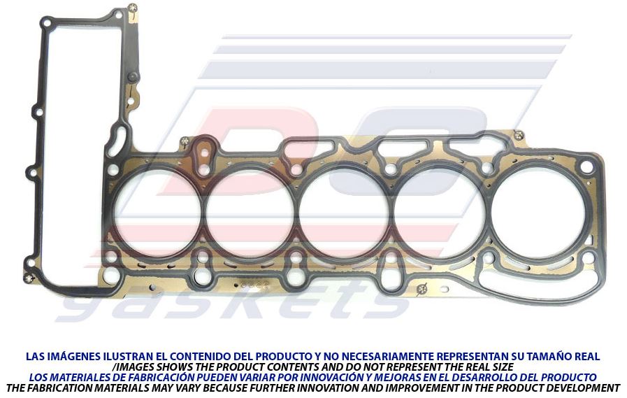 Empaque Cabeza VW 2.5L CBTA,CBUA,BGP, A5 BORA, BEETLE 05-10