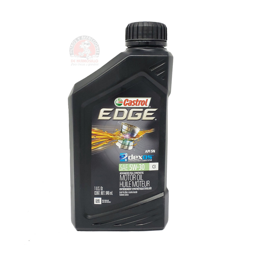 Aceite Motor 5w30 Edge 946 ml Presentación Oficial Castrol
