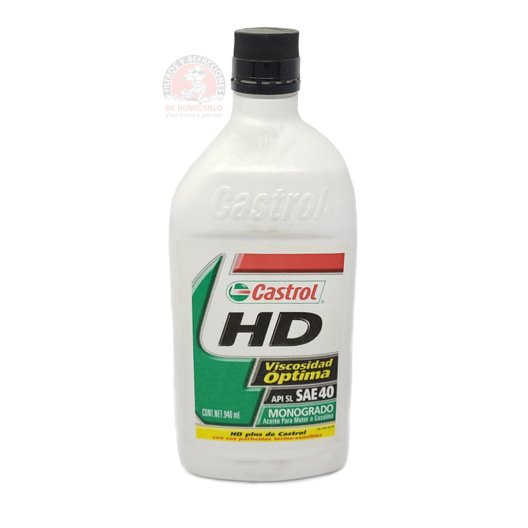 Aceite Motor Sae 40 HD 946 ml Presentación Oficial Castrol