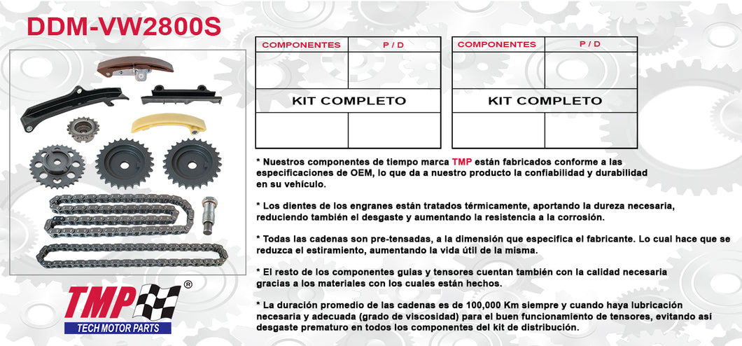 KIT DISTRIBUCION VW EUROVAN GOLF JETTA