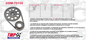 KIT DISTRIBUCION CHEV "VORTEC" BLAZER / ASTRO VAN V6 4.3