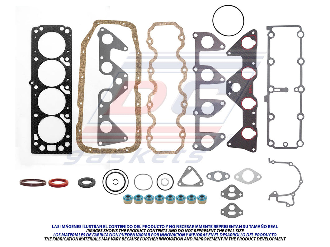 Juego de empaques GM PONTIAC BRASIL MEXICO PICK-UP LUV MOTOR