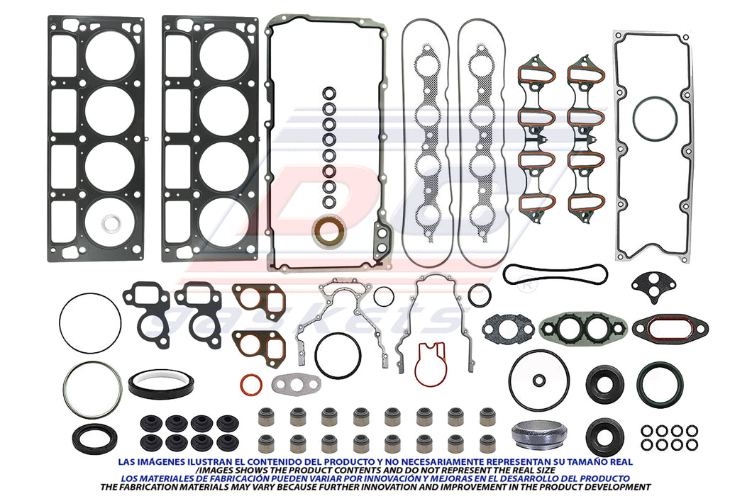 Juego de empaques GM CHEVROLET V8 CHEYENNE SUBURBAN 99/01