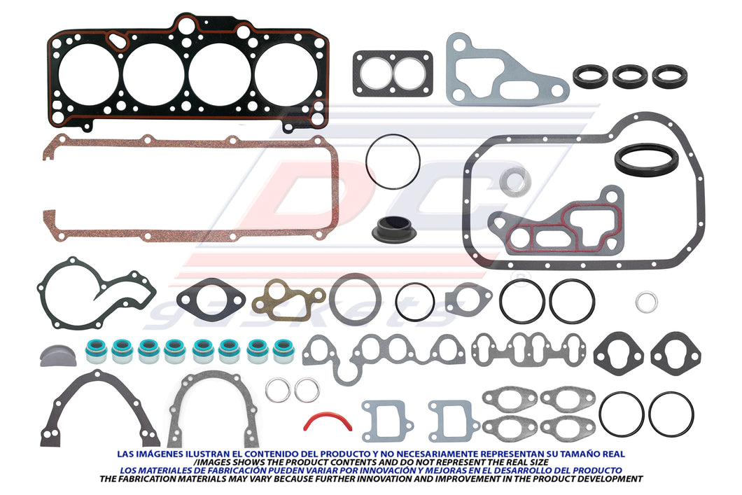 Juego de empaques VOLKSWAGEN CORSAR GOLF POINTER ATLANTIC