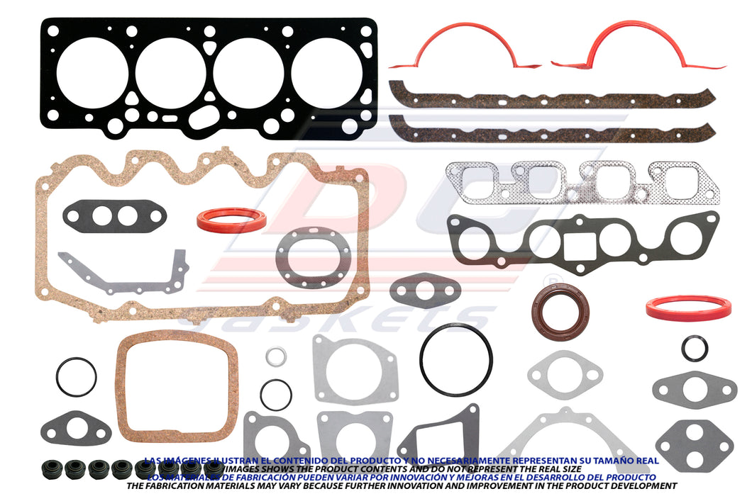 Juego de empaques FORD 4 98 1.6L CARBURADO ESCORT 81/85